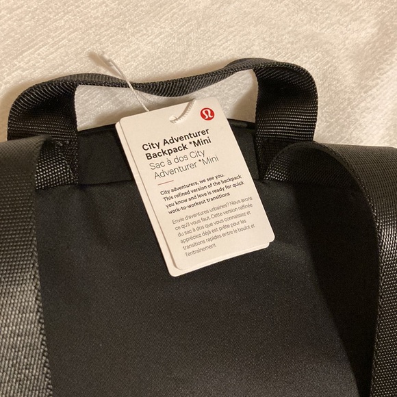 Lululemon City Adventure Backpack Mini 11L Black Graphite Grey - Picture 11 of 11